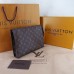 LOUIS VUITTON TOILETRY POUCH %100 hakiki vejital deri